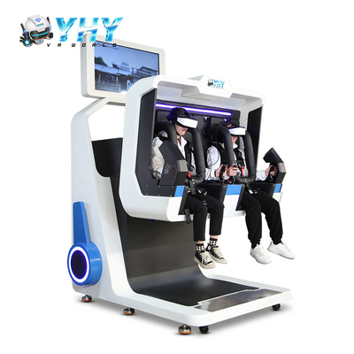 el cine de 5000W 9D que gira el simulador de VR 360 con los asientos dobles trae renta doble