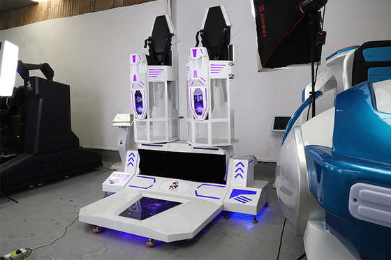 Parques dobles de la realidad virtual del simulador 7500W de la montaña rusa de Rocket VR