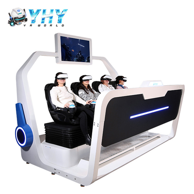 Simulador del cine de los asientos 9d VR de la patente de la fábrica último cuatro con las sillas grandes del tamaño