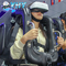 Dos simulador 8.0KW de los asientos 9D VR con el juego de simulación de la montaña rusa VR