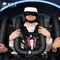 Montaña rusa virtual 10KW No.1 VR 360 del simulador estupendo del parque de atracciones