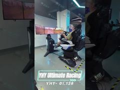 01.128 simulador de coche de carreras con 3 pantallas.