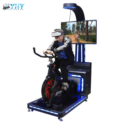 Simulador tamaño pequeño de la bicicleta de la máquina de juego del deporte VR