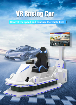 VR Car Virtual Reality Racing 3-DOF Juego de Conducción Dinámica Máquina de Juego de Carrera Simulador de Movimiento 9D Centro de Juegos Arcade