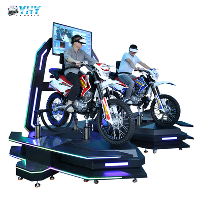 Equipo de Realidad Virtual de Game Center Simulador de Carreras de Movimiento VR Moto Doble VR Motocicleta
