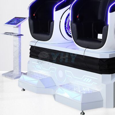 Simulador de silla de huevo virtual 9D Dispositivo de juego interactivo de 360 ° Equipo de juego VR para dos personas