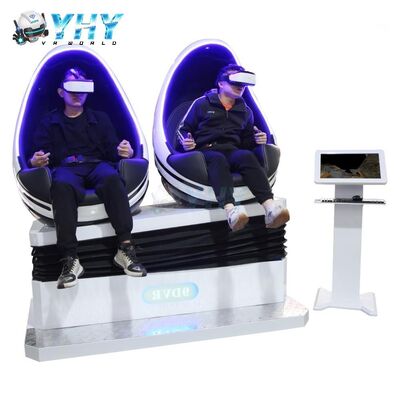 9D Egg VR Chair asientos dobles 2 jugadores cine simulador de realidad virtual parque de diversiones máquina de juego