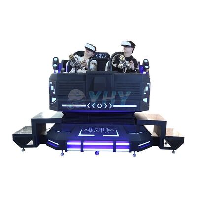 Simulación de Realidad Virtual 9D Plataforma VR Experiencia de Juego Simulador de Tiro Con 2 Jugadores En Venta