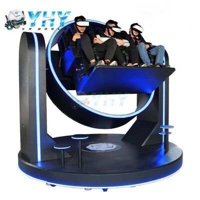 1080° silla VR giratoria Tres jugadores VR equipo montaña rusa paseo VR equipo de entretenimiento para el centro comercial