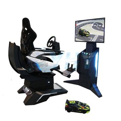 Simulador de carreras AR con pantalla de 42 pulgadas para FPV que ofrece una experiencia de carreras multijugador realista