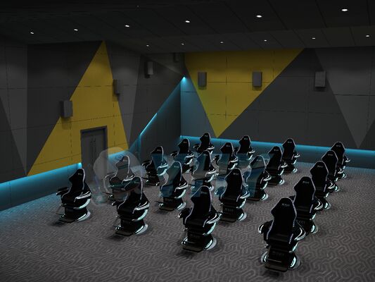 YHY Ultimate Crossing 2 Cine dinámico VR 9D con silla de rotación 360 Modo de operación de negocios rápido y económico