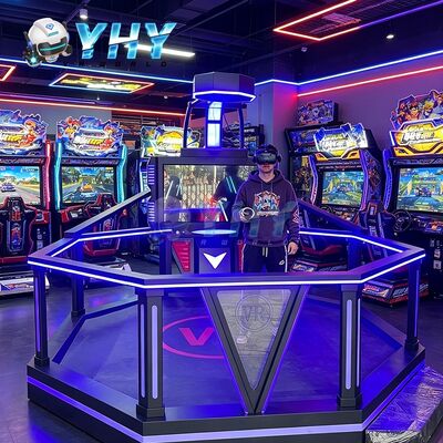 Equipo de realidad virtual Juegos de simulador VR 360 Plataforma de realidad virtual para caminar VR Equipo de plataforma de pie