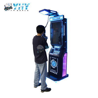 Equipo de tiro VR para interiores, sala de juegos arcade, simulador de juegos de disparos con pistola VR 9D para niños