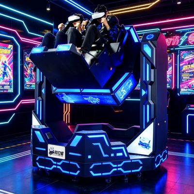 Doble jugador 1080 grados de rotación VR Guerrero de hierro 360 720 1080 silla de movimiento máquina arcade de realidad virtual