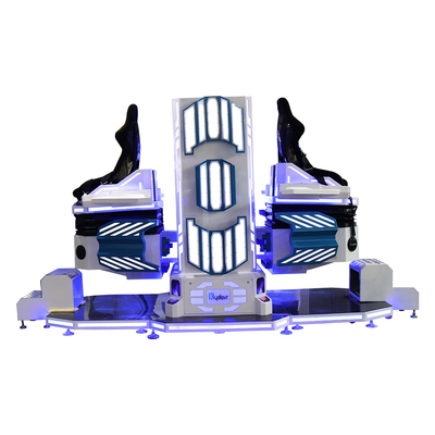 Realidad virtual del simulador de Vr del juego que salta dos el sistema panorámico de Vr del ° del jugador 360