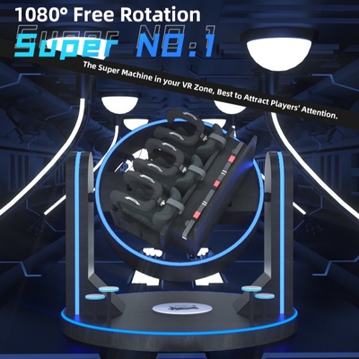 Simulador 1080 del juego de la realidad virtual de la rotación