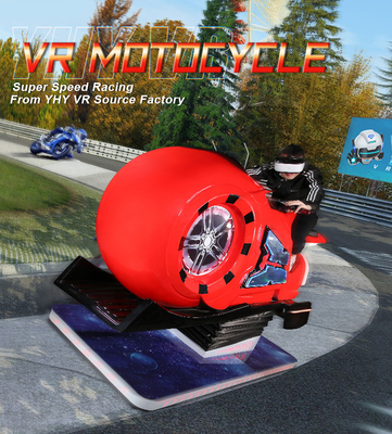 9D VR que compite con la motocicleta loca del centro comercial 1.5KW del coche del simulador que compite con el simulador