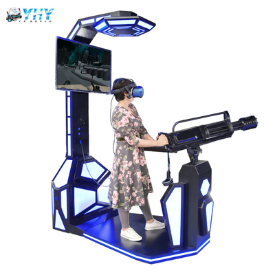 Simulador que tira virtual gatling del arma del vr de la realidad virtual de HTC Vive de 360 grados