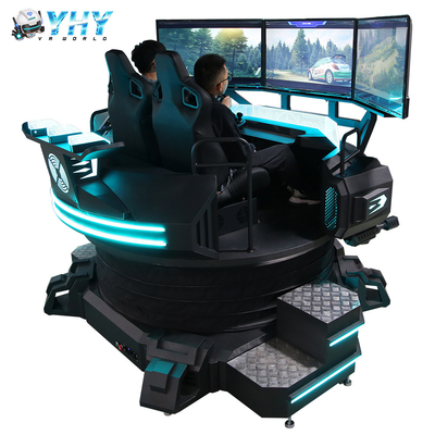 pantalla de la máquina de juego del coche 3.0kw tres que compite con asientos eléctricos de la plataforma 2 del simulador 3DOF