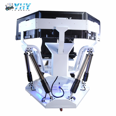 YHY VR Factory Manufacture 6 DOF Plataforma Simulador de carreras 3 Screen Driving Car Arcade Máquina de juegos Amusement Rides para 2 jugadores