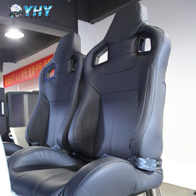 YHY VR 9D Simulador de coches de carreras 3 pantalla F1 Conducción Juegos de arcade Simulador de carreras Cockpit Centro de juegos de entretenimiento interior