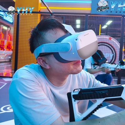 YHY lanzó un nuevo simulador de disparos VR para 4 jugadores con 360 roaming gratuito y juegos multijugador