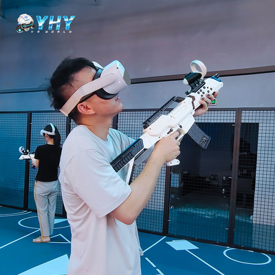 YHY lanzó un nuevo simulador de disparos VR para 4 jugadores con 360 roaming gratuito y juegos multijugador