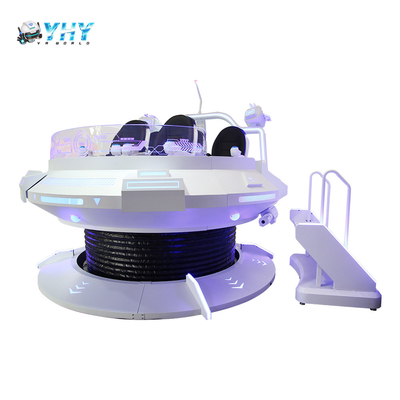 VR UFO 360 grados de rotación 9D Simulador VR Cine para 5 jugadores