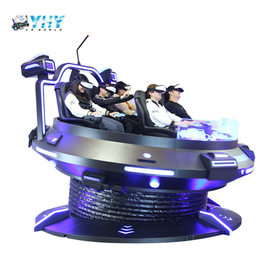 5 asientos VR OVNI Realidad Virtual Arcade Equipo interior Montanilla rusa Simulador Parque de atracciones