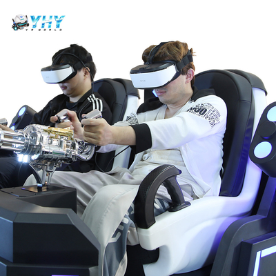 Máquina de juego de realidad virtual VR Shooting 9D Cinema Mecha Warrior 2 asientos Equipamiento de arcade para parque de diversiones