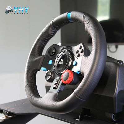 9D VR Indoor Amusement Park F1 Simulador de coches de carreras de 3 pantallas