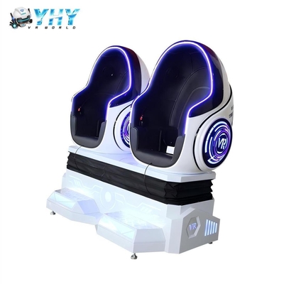 YHY 2 asientos VR silla doble huevo 1 asiento VR silla simulador 9D máquina de juego con precio de fábrica