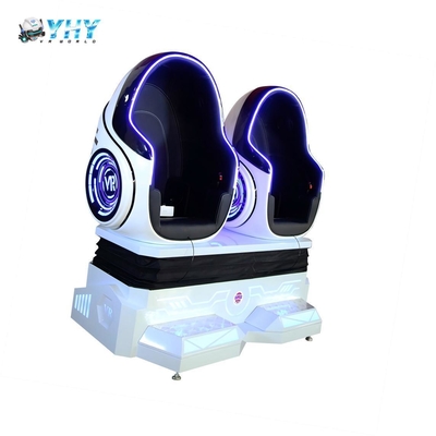 Fabricante de Guangzhou Cine VR Silla de dos asientos 3 DOF Dinámica Realidad Virtual Silla Huevo
