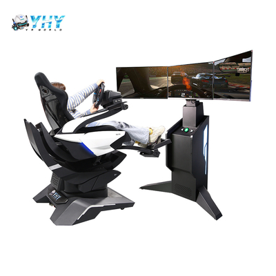 Simulador de asientos de movimiento para deportes de interior, carreras, juegos de entretenimiento, simulador de carreras de coches