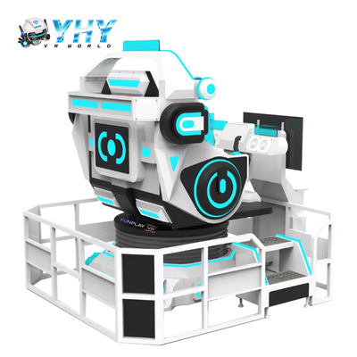 Simulador de montaña rusa de realidad virtual 9D VR UFO de 2 asientos con rotación de 360 grados, máquina de juego para parque infantil interior