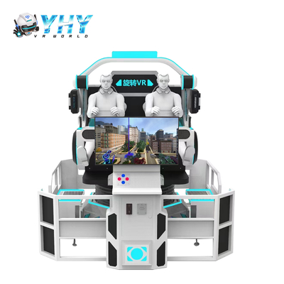Máquina de juego YHY MINI VR UFO con rotación de 360 grados, cine de doble asiento con función giratoria
