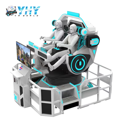 Guangzhou YHY VR montaña rusa de 2 asientos Mini simulador de rotación OVNI Parque de diversiones interior
