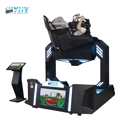 Simulador VR 9D Máquina Giratoria 720 Grados Realidad Virtual Montaña Rusa con Panel de Control Todo en Uno