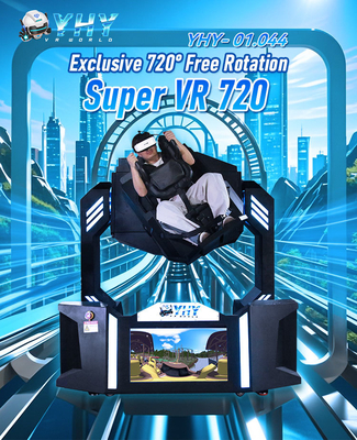 Montaña Rusa VR con Pantalla de 32 pulgadas y Simulador de 720 Grados: Máquina de Experiencia de Vuelo de Montaña Rusa para Parque de Juegos Interior