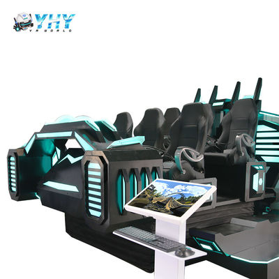 Máquina de juego de realidad virtual 9D VR Cinema para 6 jugadores, equipo de juego multijugador de realidad virtual