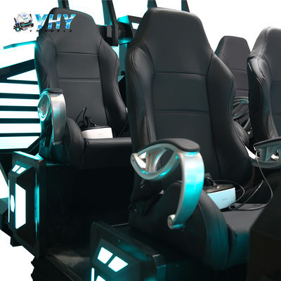 Máquina de juegos de realidad virtual 9D Simulador de 6 asientos Equipo de cine VR para centros comerciales Entretenimiento familiar