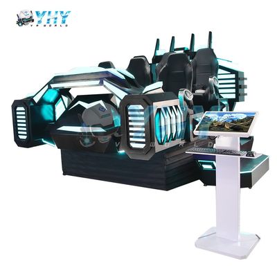 Máquina de juegos de realidad virtual 9D Simulador de 6 asientos Equipo de cine VR para centros comerciales Entretenimiento familiar