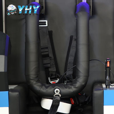 Parque de diversiones Equipo de realidad virtual Simulador de 360 grados de dos asientos Máquina de juego VR