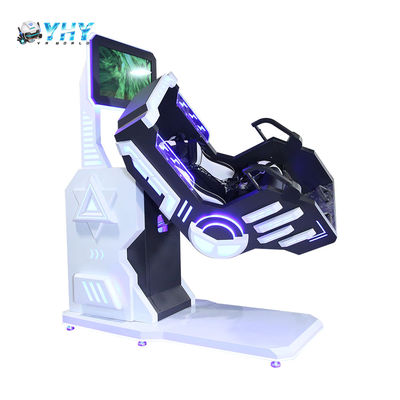 Juego de montaña rusa VR de 360 grados, equipo de vuelo, centros de juegos VR giratorios