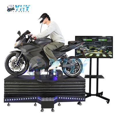 Simulador de carreras VR eléctrico súper atractivo, motocicleta VR para parques infantiles de centros comerciales