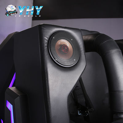 YHY 9D VR 360 Degree Rotation Chair Virtual Reality Flight Simulator Racing Game Equipment with Seat Belt in Amusement Park 