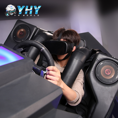 Simulador de Realidad Virtual 9D Juego de Carreras Multijugador de Realidad Virtual Montaña Rusa Giratoria 360 Grados