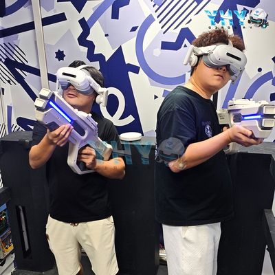 YHY New Design Indoor VR Game Zone: Juego multijugador personalizado XR Free Roam con Arena de tiro interactivo