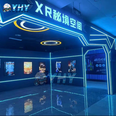 Juego de disparos VR de roaming libre en arena multijugador para parques de atracciones