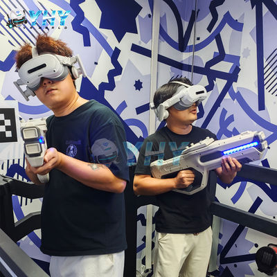 Parque temático Vr Arena Simulador de juegos 9D VR Simulador de tiro Arena Escape Room